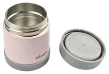 Dozatori i posude za hranu - Termosica sa širokim otvorom Beaba Stainless Steel Portion 300 ml Pink od kvalitetnog nehrđajućeg čelika ružičasta_0