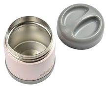 Dozatori i posude za hranu - Termosica sa širokim otvorom Beaba Stainless Steel Portion 300 ml Pink od kvalitetnog nehrđajućeg čelika ružičasta_1