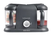 Aparat de gătit pe aburi cu mixer - Aparat de gătit pe aburi și mixer Beaba Babycook® Duo Plus Dark Grey dublu_1