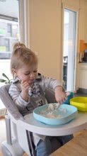 Parní hrnec s mixérem - Set parní vařič a mixér Babycook® Solo Beaba + dárek 2 dózy lahvička s uzávěrem a lžička šedý od 0 měsíců_5