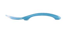 Pentru bebeluși - Linguriţă 2nd age training spoon Beaba Blue 13 cm din silicon moale pentru hrănire individuală albastru_0