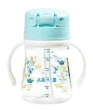 Kinderbecher - Flasche Bidon aus Hartplastik Straw Cup Beaba 240 ml mit Strohhalm zum Trinken hellblau ab 8 Monaten_1