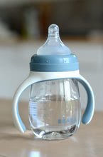 Dječji lončići - Bočica bidon za učenje bebe kako piti Beaba Learning Cup 2in1 Windy Blue 210 ml sa slamkom plava od 4 mjeseca_2
