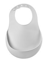 Előkék - Előkék gyerekeknek Silicone Bib Beaba Light Mist&Airy Green Beaba 2 drb puha szilikonból gombokkal 0 hó-tól BE913509_0