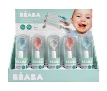 Príbory a lyžičky - Lyžička pre deti Beaba Airy Green cvičná 360° néon 16 cm od 8 mesiacov zelená_5