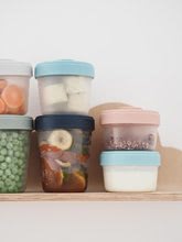 Dosen und Formen für Lebensmittel - Set mit 6 Beaba Lebensmitteldosen Pro Food Storage 6 Clip 2x90ml + 2x150ml + 2x250ml_2