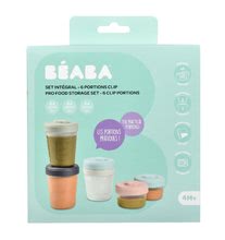 Dosen und Formen für Lebensmittel - Set mit 6 Beaba Lebensmitteldosen Pro Food Storage 6 Clip 2x90ml + 2x150ml + 2x250ml_5