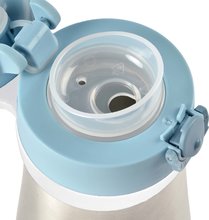 Für Babys - Bidon-Flasche mit Doppelwand Stainless Steel Bottle Beaba Windy Blue 350ml Edelstahl blau ab 18 Monaten_4