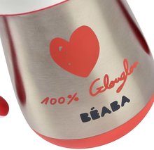 Legkisebbeknek - Ivó palack bidon duplafalú Stainless Steel Straw Cup Beaba Mathilde Cabanas 250ml piros rozsdamentes acélból 8 hó-tól BE913523_7