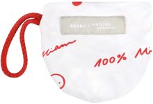 Igračke za bebe - Podbradak za djecu Evolutive cotton Beaba srca od pamuka s elastičnim ovratnikom crveni od 0 mjes_2