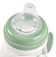 Dječji lončići - Bočica Bidon za učenje pijenja 2in1 Training Bottle Beaba Sage Green 210 ml zelena od 4 mjes_3