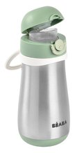 Kinderbecher - Flasche Bidon mit Doppelwand Stainless Steel Bottle Beaba Sage Green 350 ml edelstahl grün ab 18 Monaten BE913539_2