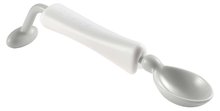 Pribori i žličice - Tréningové lyžičky pre deti 360° Training Spoon Beaba Light Mist 16 cm od 8 mesiacov sivé vo výstavnom boxe BE913570_2