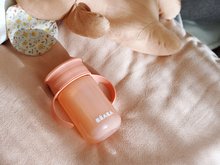 Căni cu cioc pentru bebeluși - Cană pentru bebeluși 360° Learning Cup Beaba Pink roz pentru a-i învăța pe copii să bea de la 12 luni_11