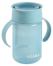 Lončki - Lonček za dojenčke 360° Learning Cup Beaba Blue za učenje pitja modri od 12 mes_2