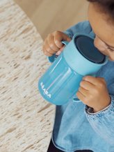 Dětské hrnky - Hrnek pro miminka 360° Learning Cup Beaba Blue na učení se pít modrý od 12 měsíců_5