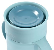 Căni cu cioc pentru bebeluși - Cană pentru bebeluși 360° Learning Cup Beaba Blue albastră pentru a-i învăța pe copii să bea de la 12 luni_1