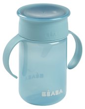 Căni cu cioc pentru bebeluși - Cană pentru bebeluși 360° Learning Cup Beaba Blue albastră pentru a-i învăța pe copii să bea de la 12 luni_0