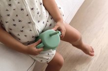 Detské hrnčeky - Hrnček pre bábätká Silicone Straw Cup Beaba Sage Green so slamkou na učenie sa piť zelený od 8 mes_5