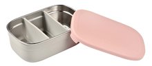 Dosen und Formen für Lebensmittel - Brotdose Stainless Steel Lunch Box Beaba Velvet Grey/Dusty Rose 760 ml Edelstahl, grau-rosa BE914002_2