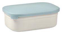 Dozatori i posude za hranu - Kutija za užinu Stainless Steel Lunch Box Beaba Velvet Grey/Baltic Blue 760 ml od nehrđajućeg čelika sivo-plava_0
