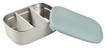 Dozatori i posude za hranu - Kutija za užinu Stainless Steel Lunch Box Beaba Velvet Grey/Baltic Blue 760 ml od nehrđajućeg čelika sivo-plava_1