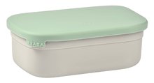 Dozatori i posude za hranu - Kutija za užinu Stainless Steel Lunch Box Beaba Velvet Grey/Sage Green 760 ml od nehrđajućeg čelika sivo-zelena_0