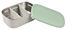 Dózy a formičky na potraviny - Box na svačinu Stainless Steel Lunch Box Beaba Velvet Grey/Sage Green 760 ml z nerezavějící oceli šedo-zelený_1