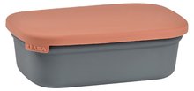 Pojemniki na przekąski - Box na drugie śniadanie Ceramic Lunch Box Beaba Mineral Terracota ceramiczny szaro-pomarańczowy_2
