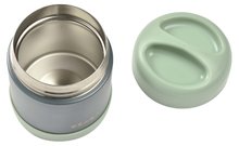 Pojemniki i foremki na żywność - Termos z szerokim otworem Stainless Steel Portion Beaba Mineral Grey Sage Green 300 ml ze stali nierdzewnej w kolorze zielonym_2