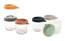 Caserole și forme pentru alimente - Set de recipiente pentru alimente Beaba Sunrise Color Mix 250 ml 6 bucăți din sticlă de calitate_0