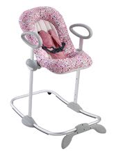 Otroški počivalniki - Komplet otroški nastavljiv ležalnik Up&Down III Pink Beaba od 0 meseca in vrtiljak za ležalnik Beaba Play rožnati_1