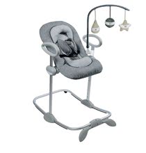 Dojčenské lehátka -  NA PREKLAD - Columpio ajustable Up & Down Bouncer III Heather grey Beaba 4 alturas y 3 posiciones desde 0 meses_1