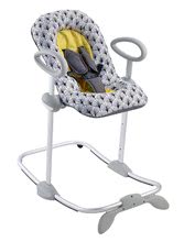 Saltele pentru bebeluși  - Scaun rabatabil bebe de odihnă Beaba Up&Down Bouncer III Yellow Palm tree ediţie specială 4 înălţimi şi 3_0