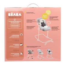 Dojčenské lehátka - Ležadlo ku všetkým polohovateľným lehátkam Beaba Up & Down Bouncer Seat Cushion Palm Tree s opierkou hlavičky od 0 mes_4