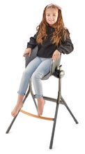 Pour bébés - Insert en tissu Junior Up & Down High Chair Beaba Chaise de salle à manger en bois gris de 36 mois_3