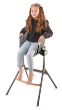Za dojenčke - Tekstilna vložka Junior Up & Down High Chair Beaba za leseni stolček za hranjenje siva od 36 mes_4