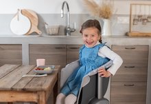 Pentru bebeluși - Inserție textilă Junior Up & Down High Chair Beaba pentru scaunul de masă din lemn gri de la 36 de luni_6