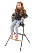 Za dojenčke - Stolček za hranjenje iz lesa Up & Down High Chair Beaba nastavljiv na 6 višin siv od 6-36 mes_32