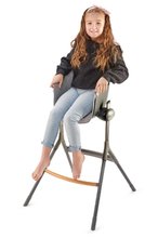 Pro miminka - Jídelní židle ze dřeva Up & Down High Chair Beaba polohovatelná do 6 výšek šedá od 6–36 měsíců_33