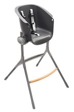 Pro miminka - Jídelní židle ze dřeva Up & Down High Chair Beaba polohovatelná do 6 výšek šedá od 6–36 měsíců_6