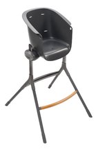 Pre bábätká - Jedálenská stolička z dreva Up & Down High Chair Beaba polohovatelná do 6 výšok sivá od 6-36 mes_7