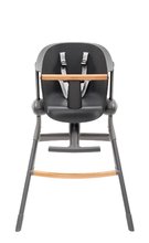 Pro miminka - Jídelní židle ze dřeva Up & Down High Chair Beaba polohovatelná do 6 výšek šedá od 6–36 měsíců_3