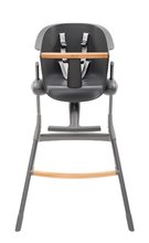 Pro miminka - Jídelní židle ze dřeva Up & Down High Chair Beaba polohovatelná do 6 výšek šedá od 6–36 měsíců_10