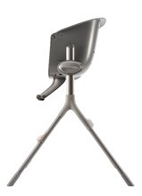 Pour bébés - Chaise haute en bois Up & Down High Chair Beaba Réglable en 6 hauteurs gris de 6 à 36 mois_18