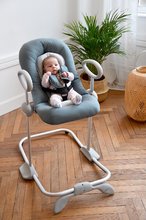 Dojčenské lehátka -  NA PREKLAD - Columpio ajustable para bebés Up & Down Bouncer IV Beaba Cozy Mineral 4 alturas y 3 posiciones gris desde 0 meses_0