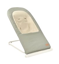 Leżaczki dla niemowląt - Leżaczek bujany Easy Relax Beaba Lichen składany szary od 0 mes_0