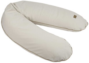 Almohada de lactancia Big Flopsy™ French Terry Clay Beaba 180 cm en color beige