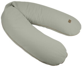 Almohada de lactancia Big Flopsy™ French Terry Misty Green Beaba 180 cm verde