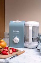 Pentru bebeluși - Aparat de gătit pe aburi și mixer Beaba Babycook® Express Baltic Blue albastru_3